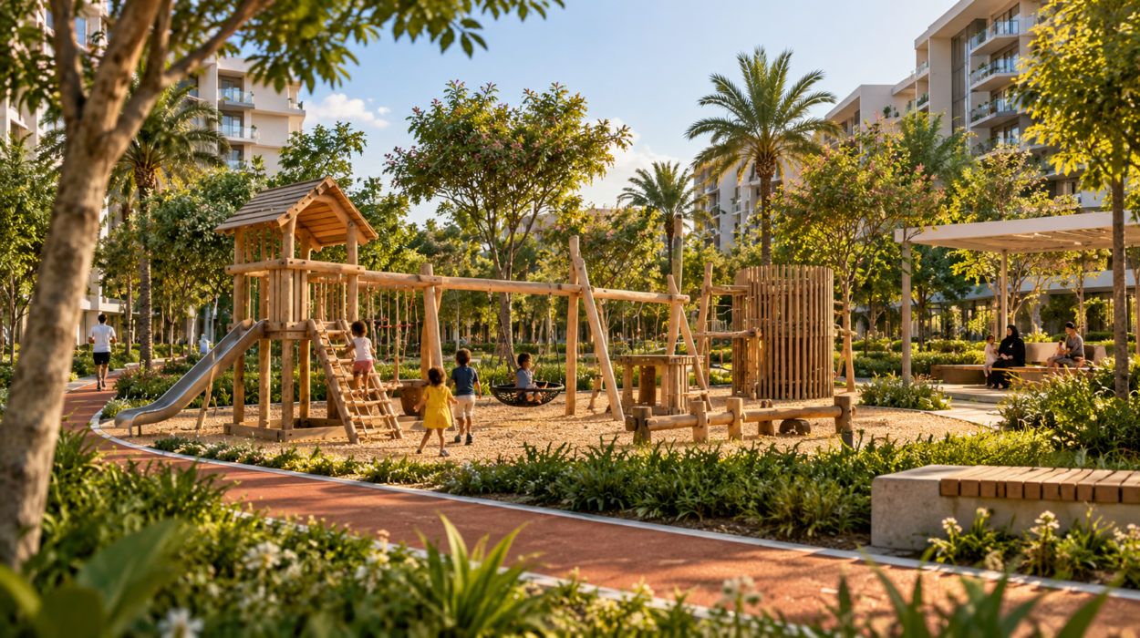 Sunlit Luxury Community Playground
